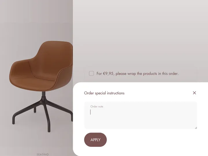 Cart note
