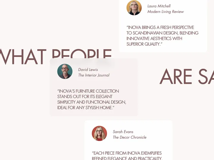 Reveal testimonials